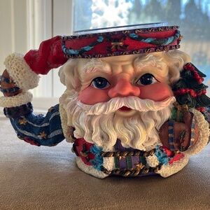 1999 Joelson Industries Santa Candle Holder